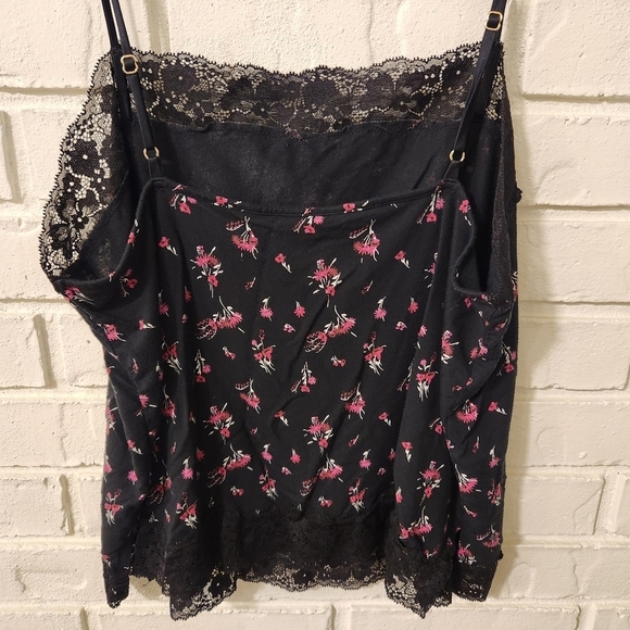 Two Victoria's Secret Red and Black Lace Camisoles - Picture 7 of 10